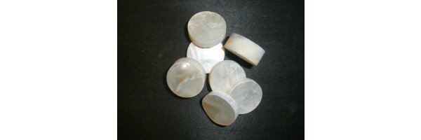 White MOP, round shape