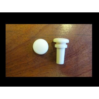 Guitar endpin, plastic cream