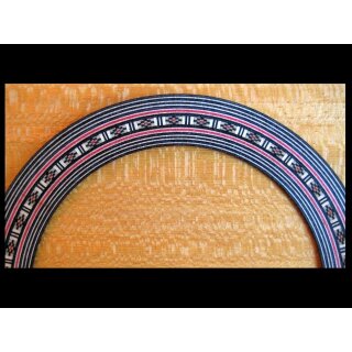 Sound hole ring, wooden marquetry - 1.0 mm thickness