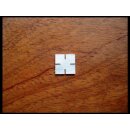 Perlmuttereinlage, Makassar 6x6 mm