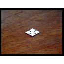 Pearl inlay, white mother of pearl, 13,5x6,5 mm