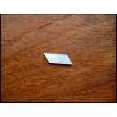 Pearl inlay, white mother of pearl,  ~ 10,5x3,0 mm