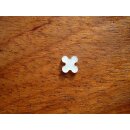 Pearl inlay, white mother of pearl,  ~ 6,8x6,8 mm