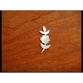 Pearl inlay, white mother of pearl, 21,4x9,2  mm