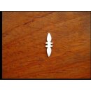 Pearl inlay, white mother of pearl ~ 14,1x6,4,6 mm