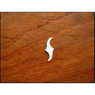 Pearl inlay, white mother of pearl ~ 14,3x5,3 mm
