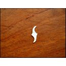 Pearl inlay, white mother of pearl ~ 14,3x5,3 mm