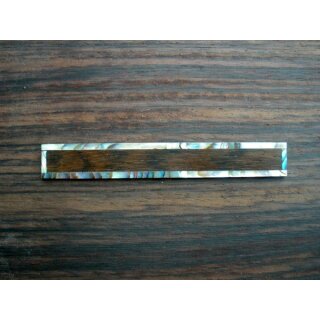 Decoration for classic guitarbridge, rosewood with abalone