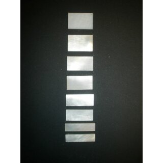 Block inlays, small, 8-parts - 1.5 mm thick