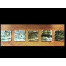 Abalone Paua - 22x22x1,5 mm, II Quality