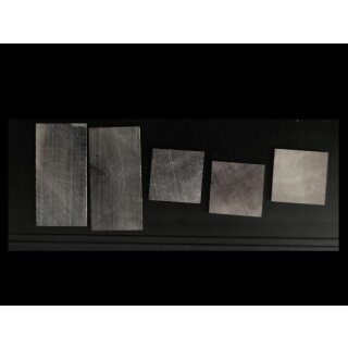 Perlmutterplatten, Tahiti 2x 20x40x1 mm und 3x 20x20x1 mm