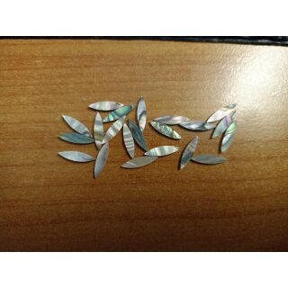 Abalone inlays,  ~ 14x3,4 mm