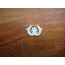 Pearl inlay, white mother of pearl ~ 14,6x8,4 mm