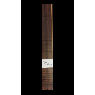 Guitar fingerboard, ebony, round, charvelle inlays in MOP veneer, 24 cuted frets, II quality
