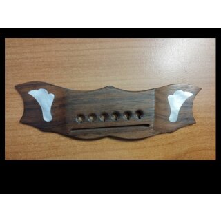 Western bridge, 6-string, rosewood with white MOP inlays, 1 pcs. only awailable