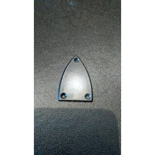 Truss Rod Cover, plastic, 2 mm  thickness,  2,6 mm  hole ~ 45x29  mm