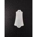 Truss Rod Cover, MOP white + gold  "Guild" style