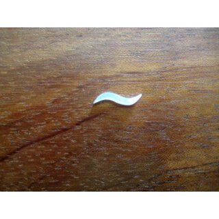 Pearl inlay, white mother of pearl ~ 10,7x2,5  mm