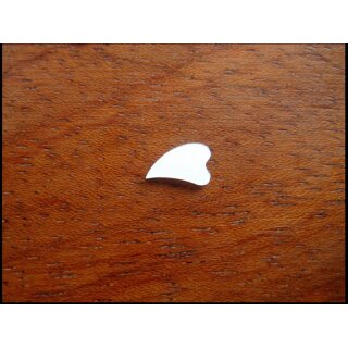 Pearl inlay, white mother of pearl ~ 7,7x4,8  mm