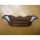 Guitarbridge, western 6-string, rosewood unpolished with...