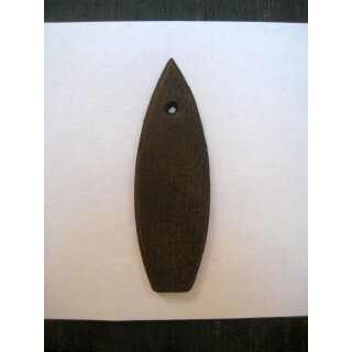 Truss Rod Cover, ebony, original "Ovation" style