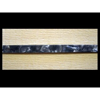 Celluloid - Binding - perloid schwarz, 1630x6 mm