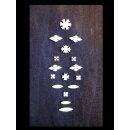 Snowflakes 16-parts - 1.5 mm thick